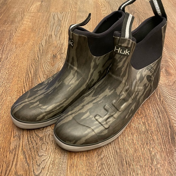 Huk Shoes Huk Mossy Oak Mens Performance Fishing Deck Boots Size 1